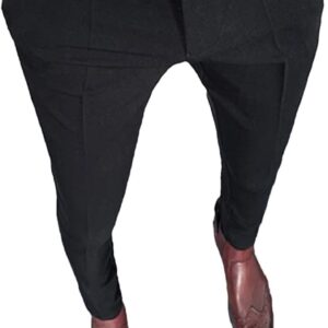 Spring Casual Slim Men’s Dress Pants Streetwear Suit Pants Office Pants Versatile Ankle Pants